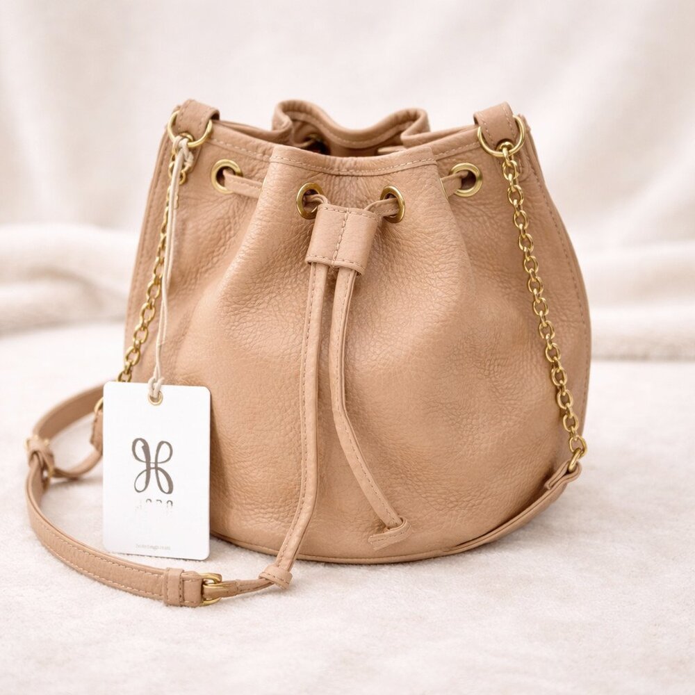 HOBO Pier Bucket Bag Crossbody – Sandstorm NWT + Dust Bag - Picture 4 of 10